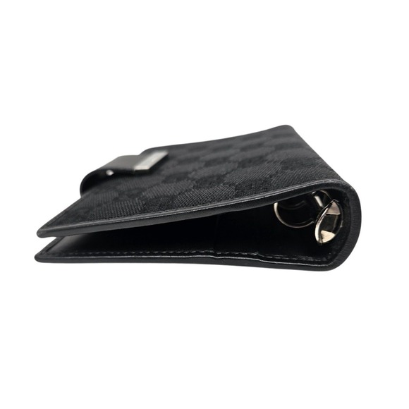Gucci Black GG Monogram Jacquard Canvas Agenda Full Set Box 74259 Italy EUC - Picture 4 of 10